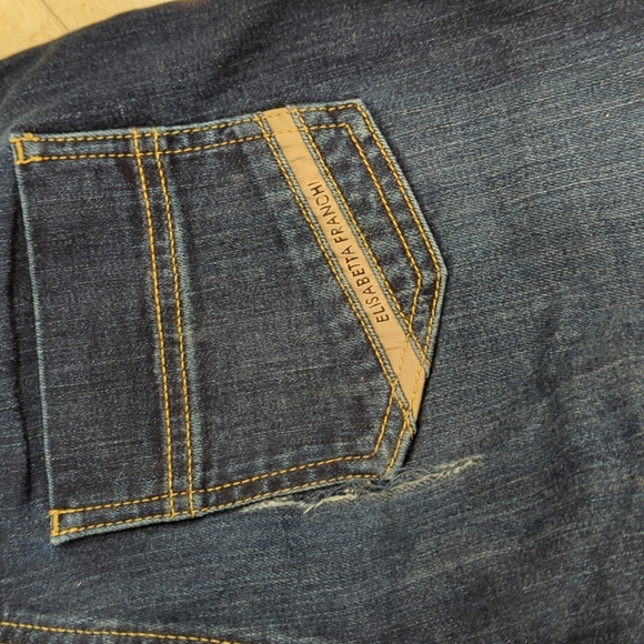 2021 Original Elisabetta Franchi Blue High rise Jeans Size 28 - Picture 5 of 7